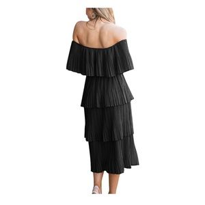 Black Ruffle Dress